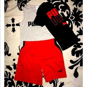 SOLD!!! Puma’s Infant Boy 3 Piece Short Set